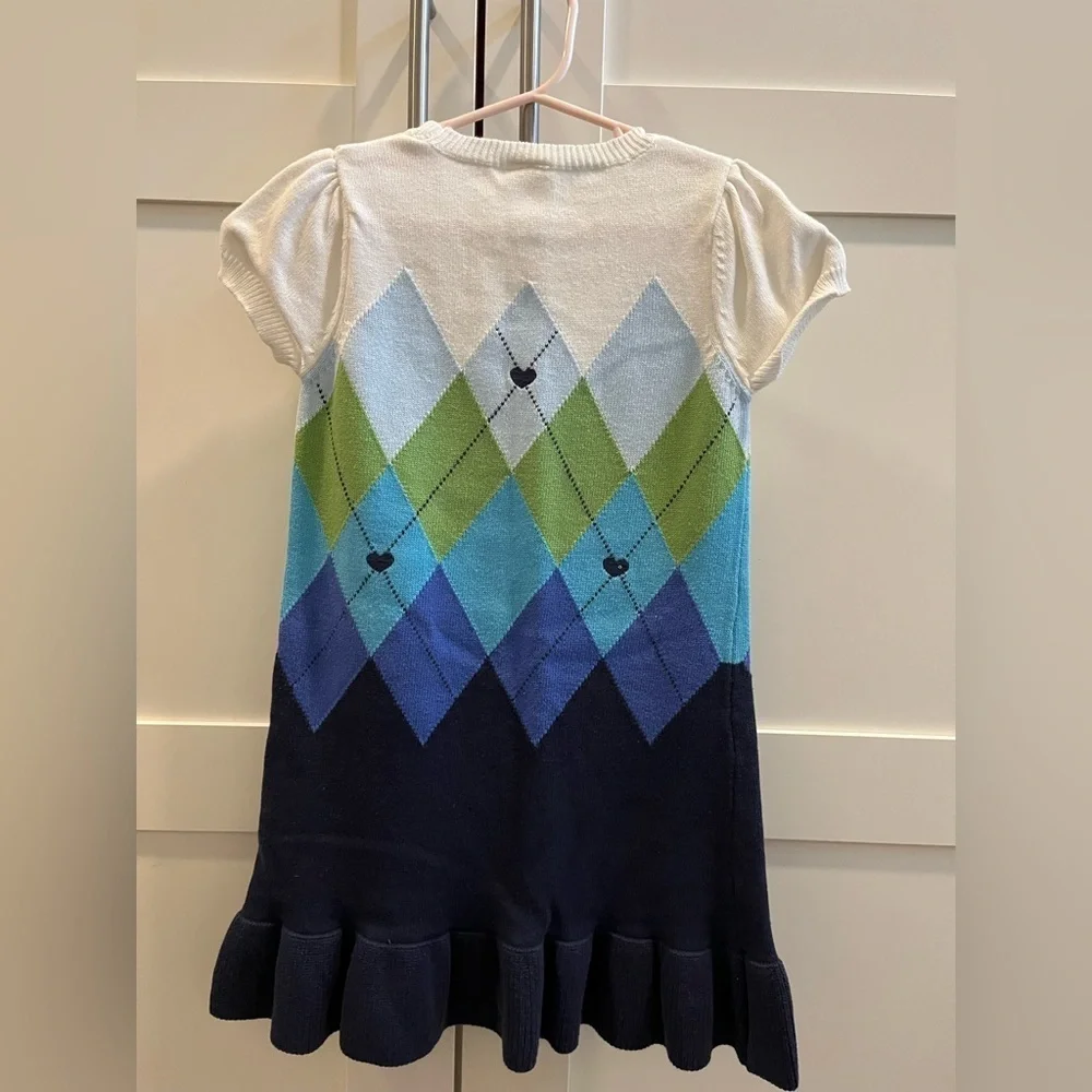 Gymboree size 5 drop waist short sleeve sweater dress